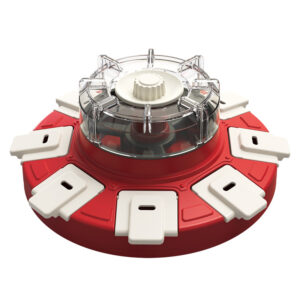 red Dog Food Storage and Feeder 