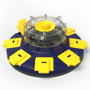 yellow Dog Food Storage and Feeder 