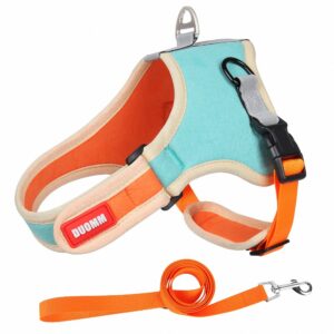 lightblue Escape Proof Small Dog Harness  