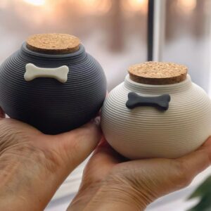 black cat urn