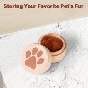 wooden box for pet's fur