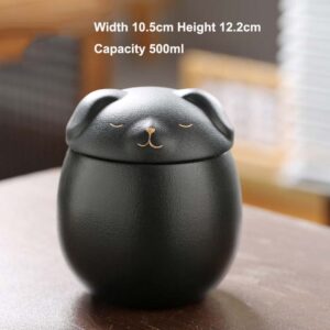 black urn for cat