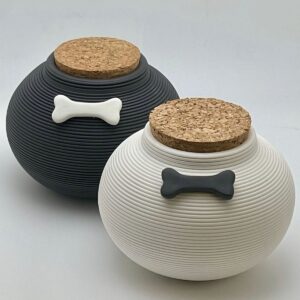 black cat urn