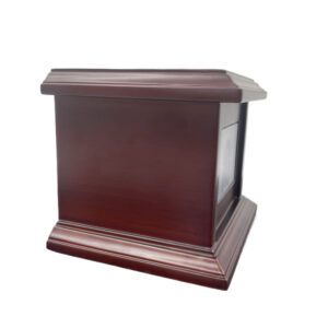 dog wooden urns